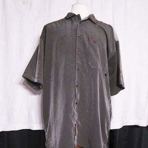 Mem's Marc Ecko XXL Btn Dwn SS Casual